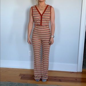 Wild Fable multi color striped romper